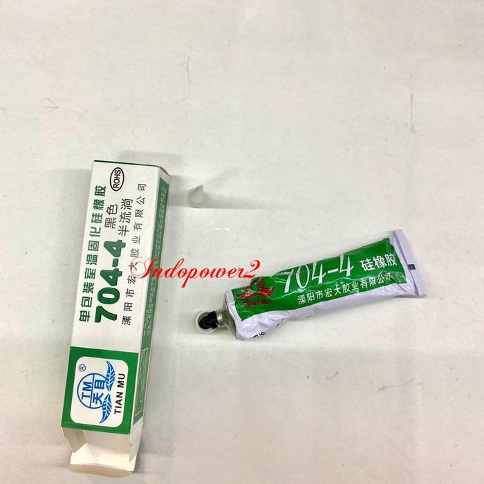 Lem Tian Mu 704 Hitam / Thermal Glue + Sealant Silicone Grease Tian Mu