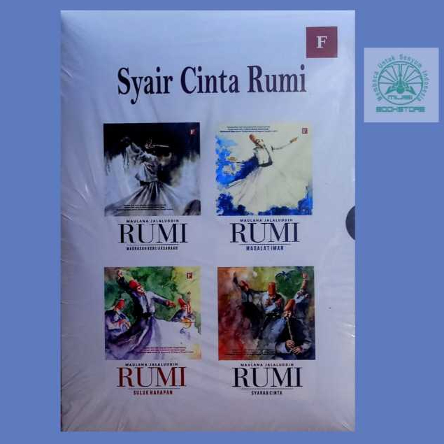 Paket Buku Syair Cinta Rumi - Jalaluddin Rumi Syarah Cinta Maqalat Iman Suluk Harapan Penerbit Forum