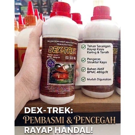 DEX TREX Anti Rayap Racun Rayap Obat Anti Rayap Teter Bubuk Kayu Pengawet Kayu Hama Tanaman kemasan 