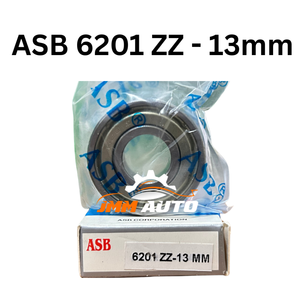 BEARING ASB 6201 ZZ-13mm Tutup Besi Laher Bearing ASB 6201 ZZ - 13mm