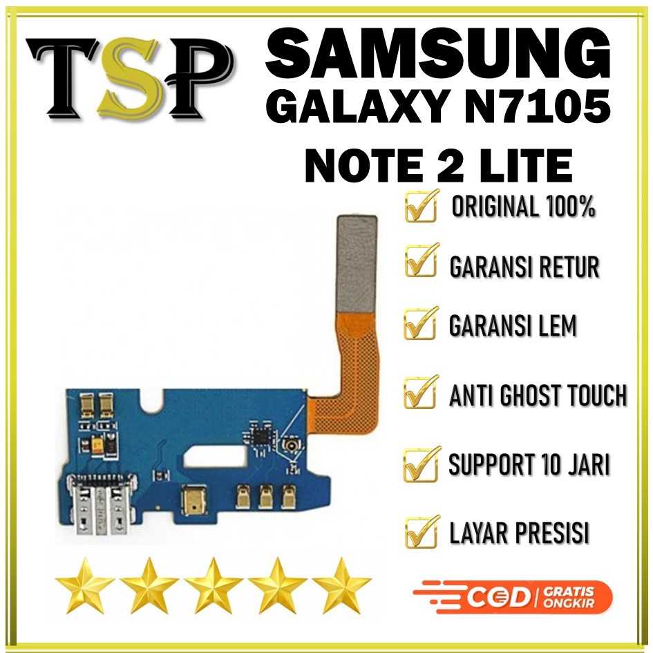 FLEXIBEL / FLEXIBLE / FLEKSIBEL  C/C+UI BOARD+MIC (TO) SAMSUNG GALAXY N7105 /  NOTE 2 LITE ORIGINAL 