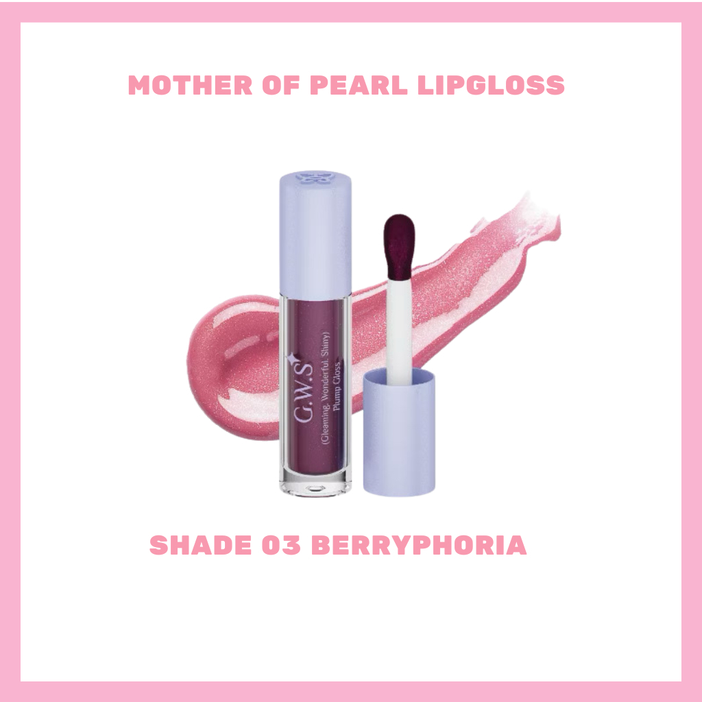( READY STOCK ) NEW PACKAGING MOP GWS PLUMP GLOSS Shade BERRYPHORIA