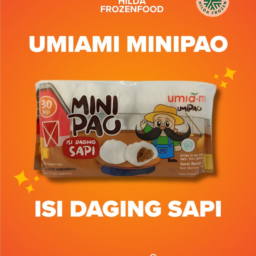 Umiami minipao isi daging sapi bakpao mini - Hilda Frozenfood Sidoarjo