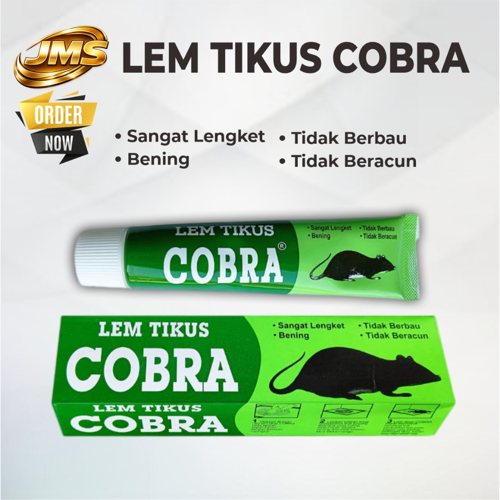 LEM TIKUS COBRA Ecer / Lem tikus Bening / Lem Tikus / Lem Perangkap Tikus / Lem Tikus Premium