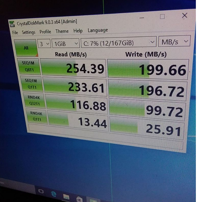 seken SSD 180 Giga  masih bisa dipakai ,masih bisa buat install windows ,buat os windows tested stab