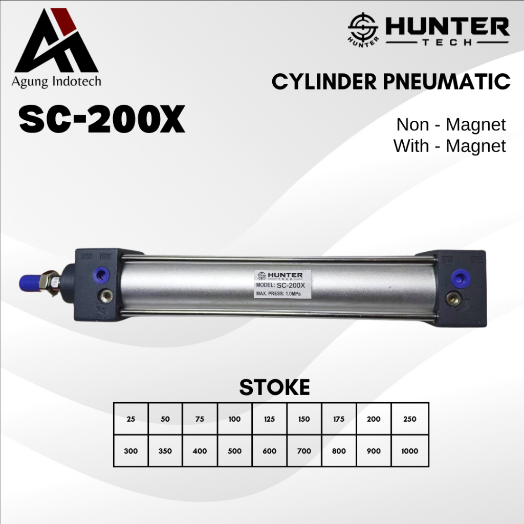 SC200 / SC-200 / SC 200 CYLINDER PNEUMATIC STANDARD