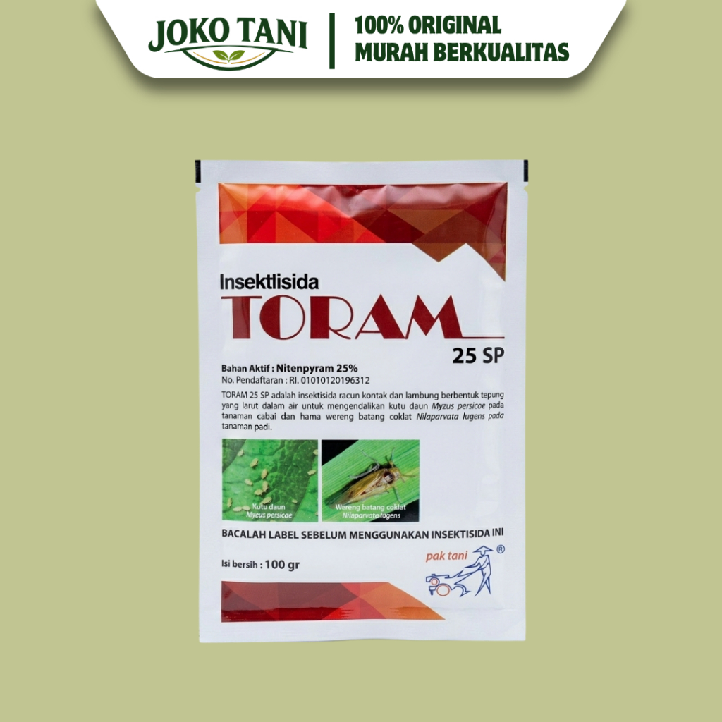 Toram 25 SP Obat Wereng Coklat Padi & Kutu Daun Cabai