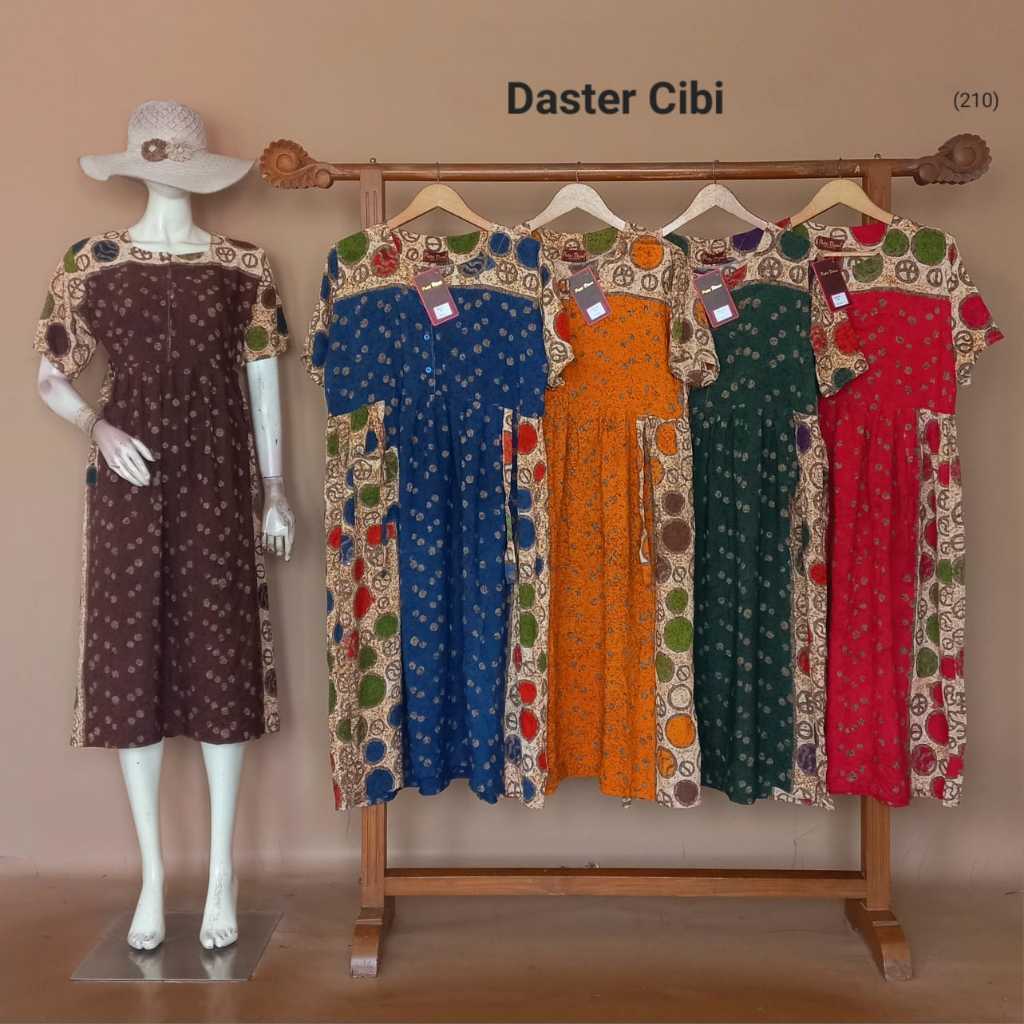 Daster Cibi By Putri Diana Busui Resleting Bahan Rayon Halus Terbaru Terlaris Asli Pekalongan