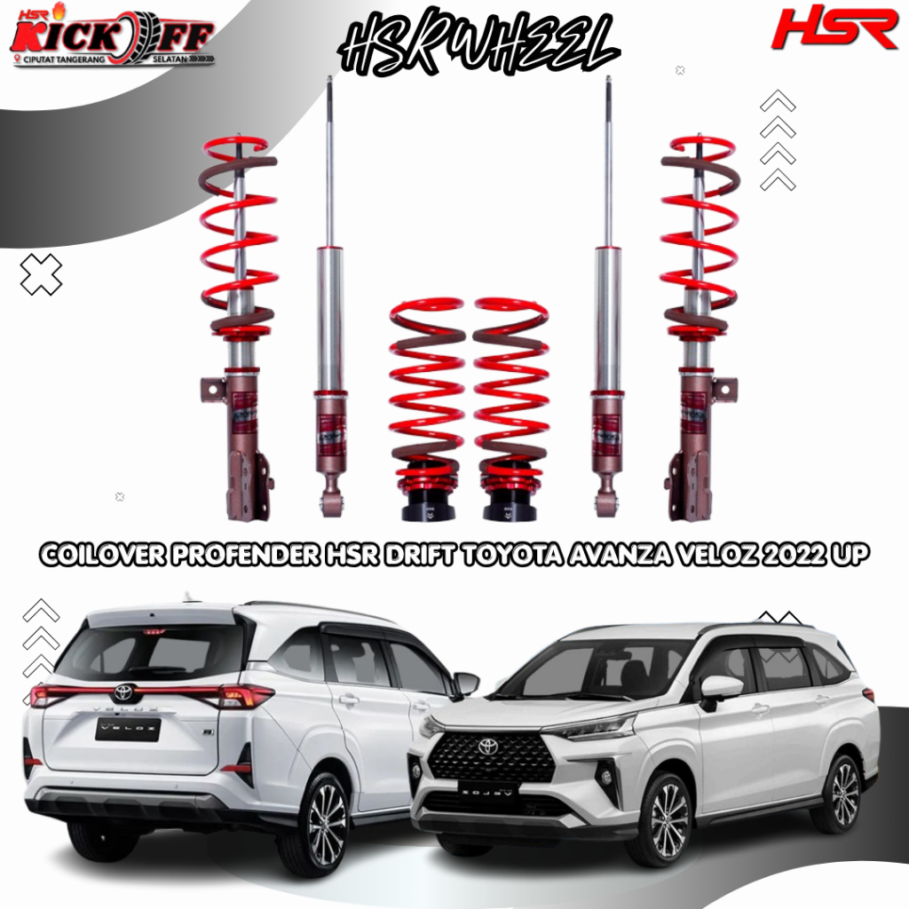 COILOVER PROFENDER HSR DRIFT TOYOTA AVANZA VELOZ 2022 UP