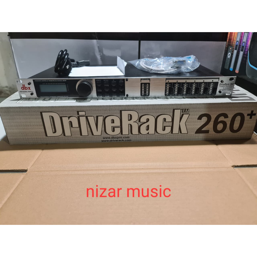 DLMS DBX 260+ MANAJEMEN SPEAKER DBX 260 PLUS 3 INPUT 6 OUTPUT