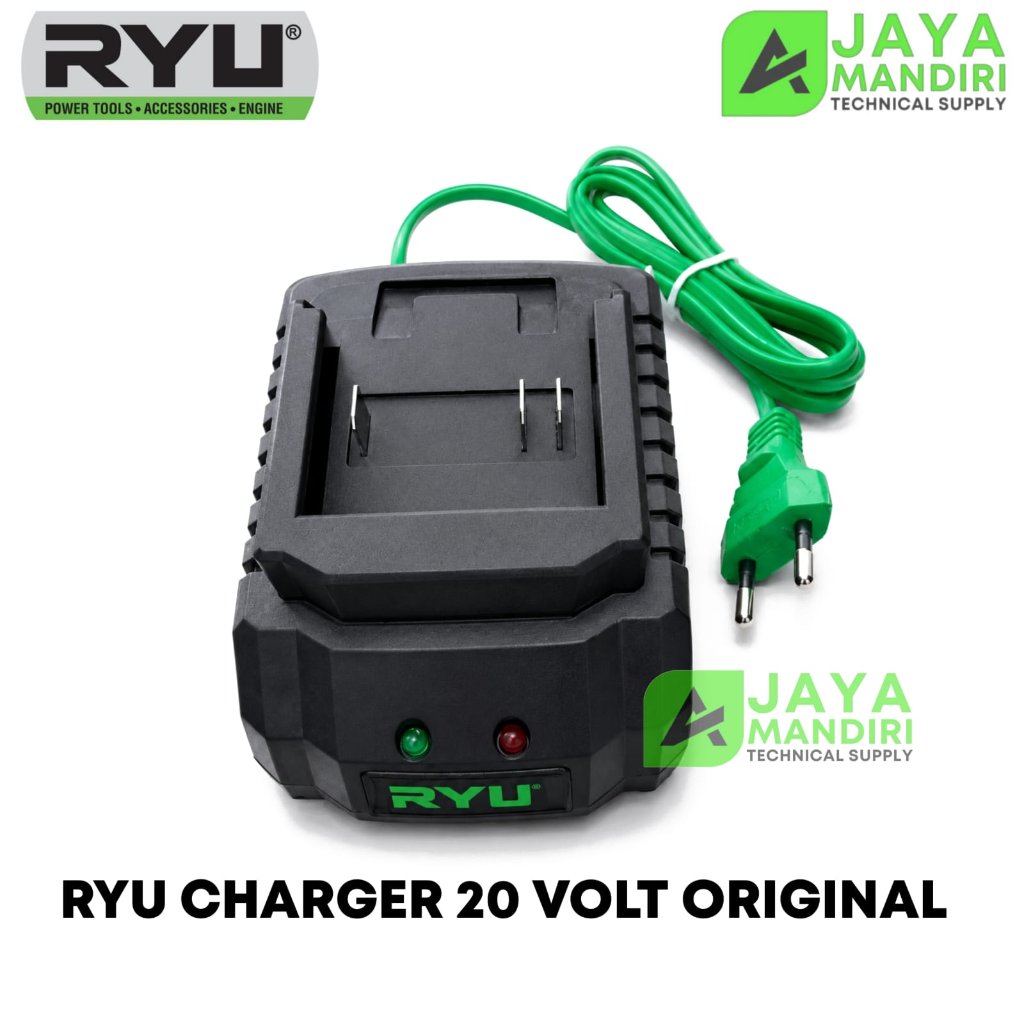 Charger RYU 20 Volt / Cas Bor Baterei RYU RCG20 / RCW20 / RCI20