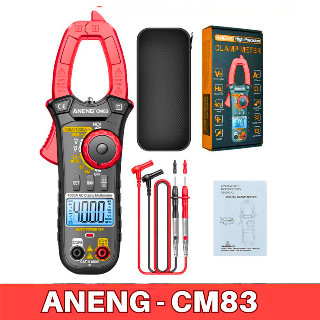 TOP ANENG CM83 Tang Ampere Multimeter Digital Mengukur arus listrik AC