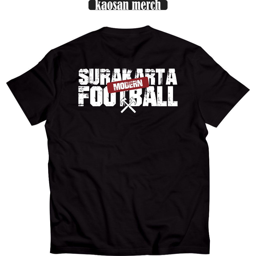 Kaos Suporter Surakarta Tshirt Surakarta Modern Football Cotton Combed