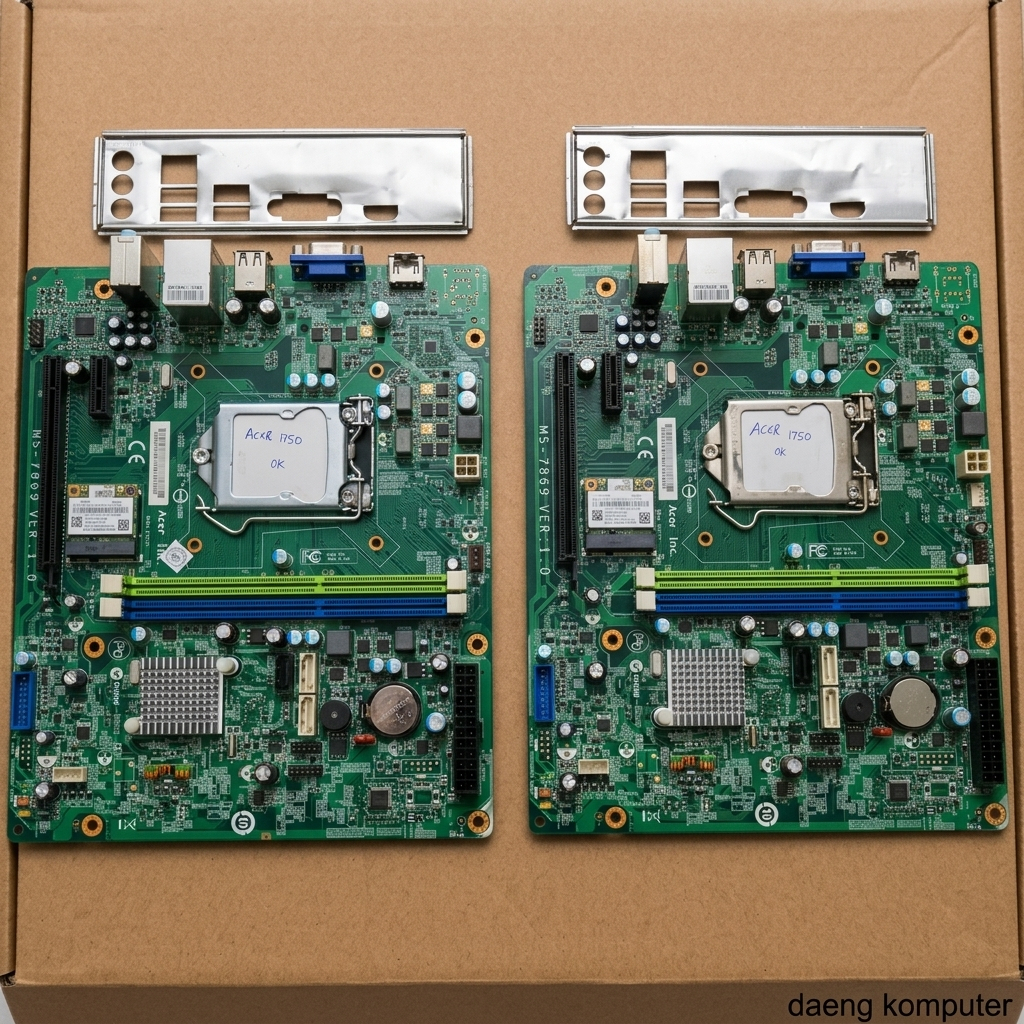 Motherboard Mainboard PC Mini Acer Socket 1150 Haswell Gen4 WiFi HDMI Onboard Casing Standard Garans
