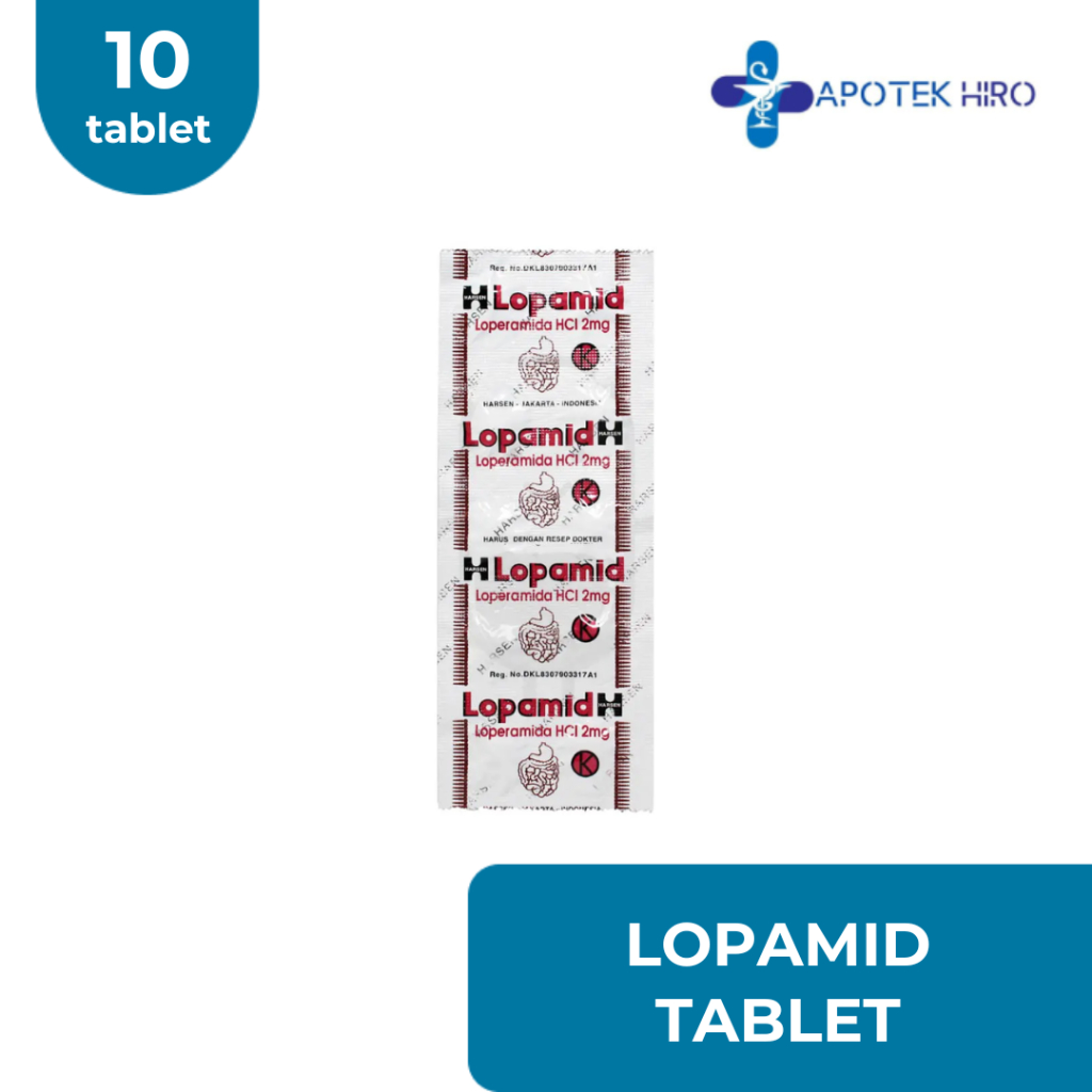 LOPAMID 2 MG 1 STRIP @ 10 TABLET SALUT SELAPUT
