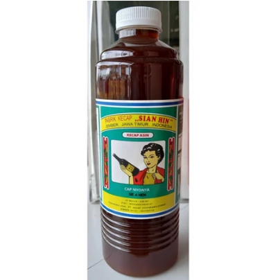 [ 1 BOTOL] Kecap Asin Cap Nyonya Sian Hin Sien Hin Jember 550ml