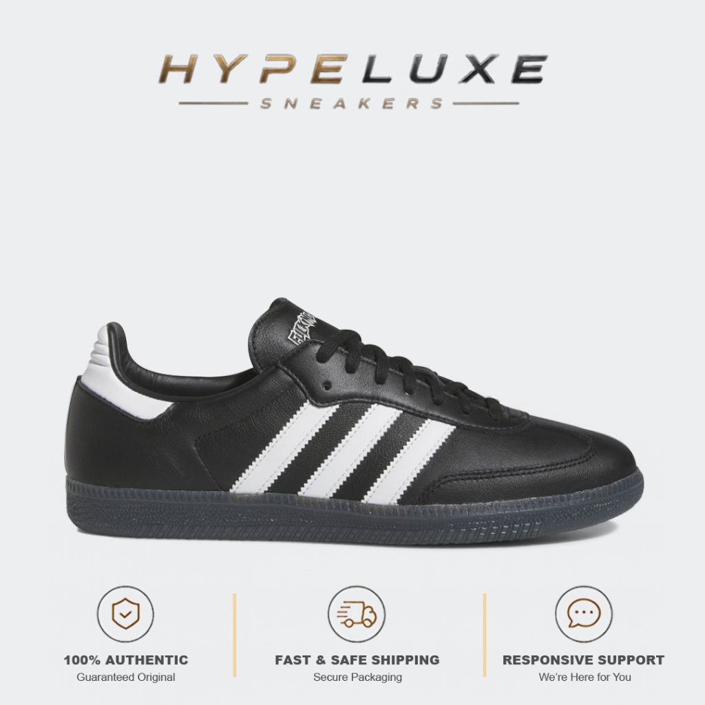 HypeLuxe - Sepatu Adidas Samba OG Fucking Awesome FA Black Sneakers Casual Authentic