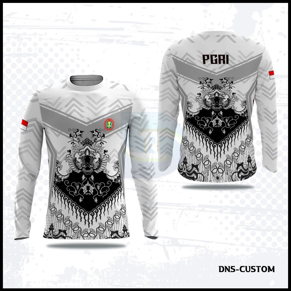 Kaos Seragam PGRI Pria | Baju Guru PGRI Pria | Kaos Organisasi Guru PGRI