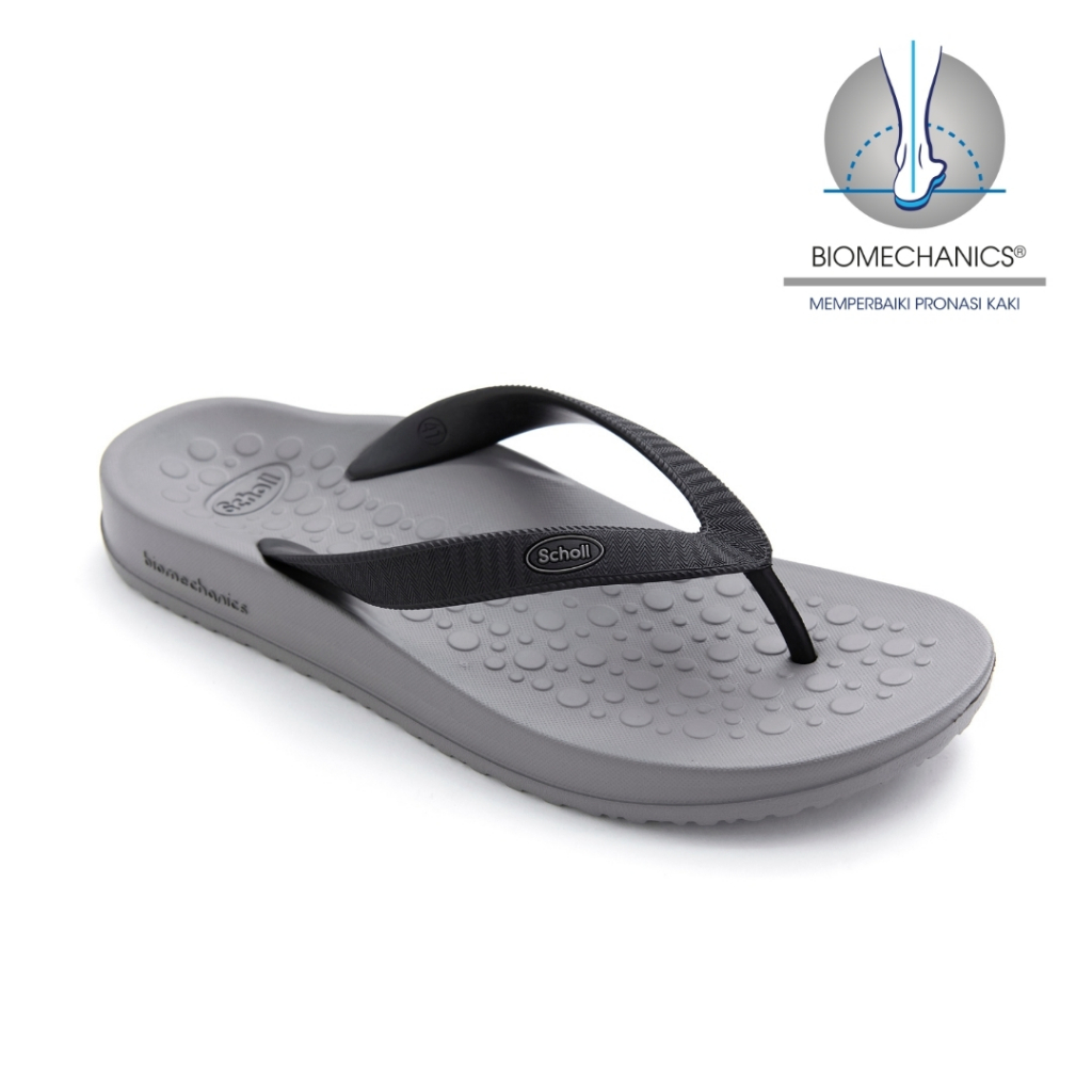 Scholl Biom Spectrum Black Smoke Sandal Wanita Unisex