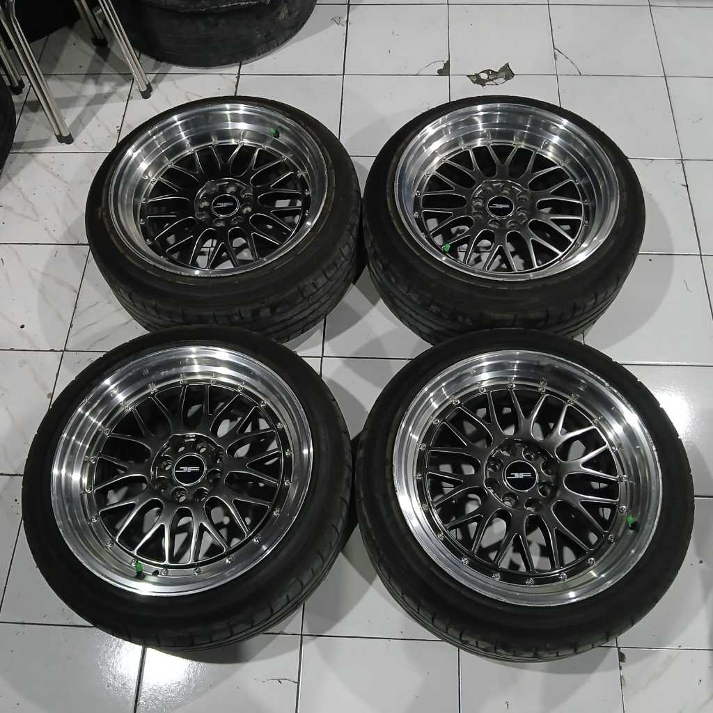 VELG BEKAS SECOND CELONG BBS LM R17X8,5-9,5 H8X100-114,3 BAN 215 45 R17