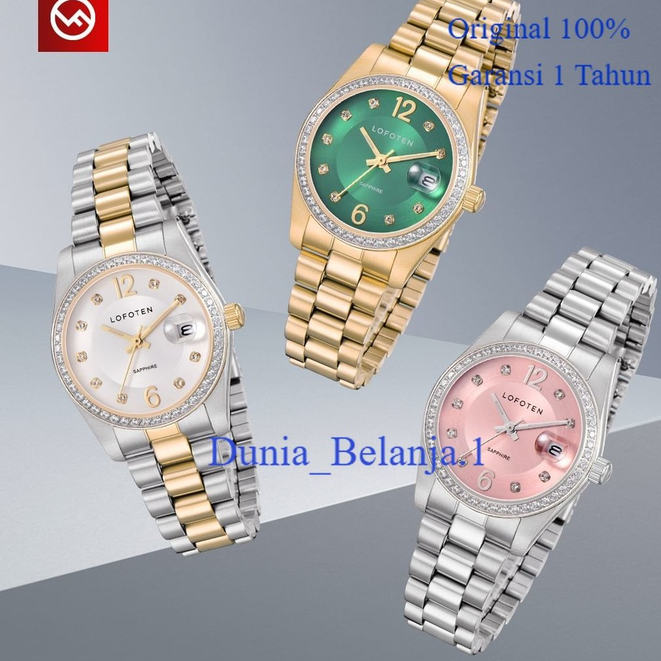 Original 100% Jam Tangan Wanita LOFOTEN 2323 L.2323 Sapphire Gransi Resmi 1 Tahun