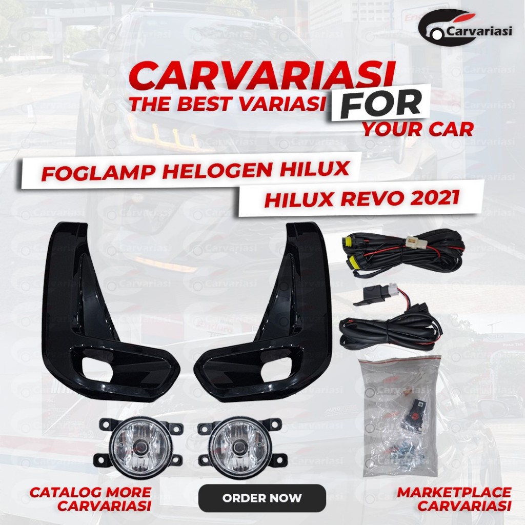 Foglamp Halogen Hilux Revo 2021 Carvariasi Lampu Kabut Kuning Mobil Hilux Revo Foglamp Hilux Revo 20