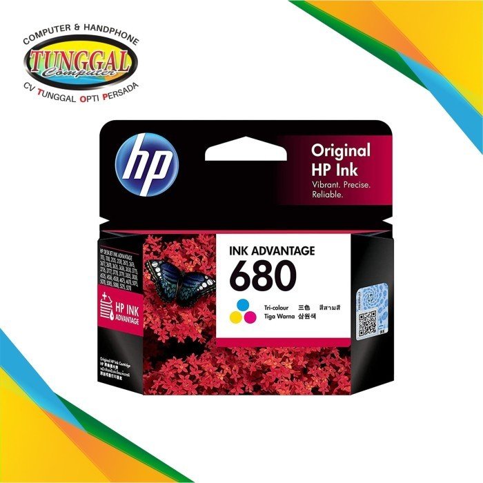 Tinta Printer HP 680 WARNA / Tinta Cartridge Printer 2335 TRICOLOUR