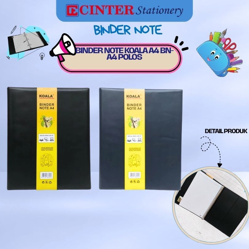 KOALA - BINDER BUKU CATATAN / BINDER FILE / BINDER NOTE A4 BN-A4 POLOS