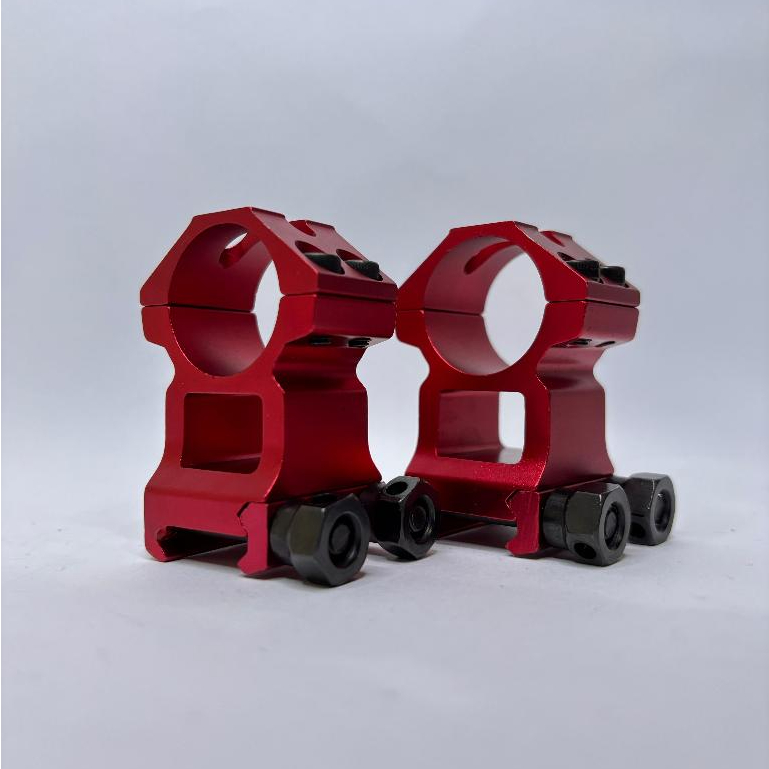 Mounting Westhunter Merah Rel 22 OD 25 mm mounting teleskop teropong