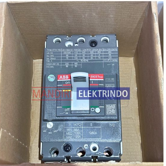 ABB - MCCB / NFB -  XT1N 160 -  125 A & 160 A -  36 kA - 3 POLE - ORIGINAL -