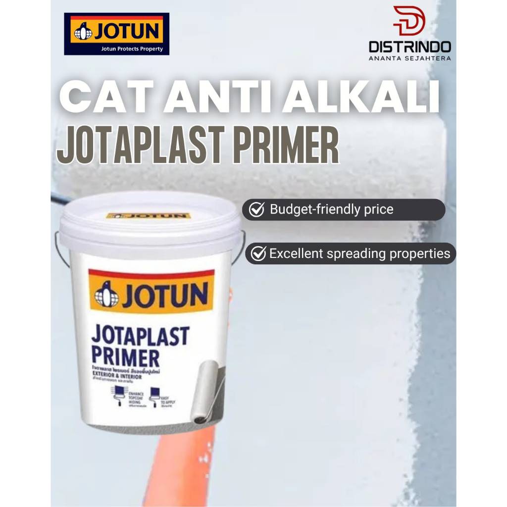 JOTUN JOTAPLAST PRIMER - Cat Dasar Tembok / Wall Sealer Anti Alkali Interior [18 Liter / 26 Kg]