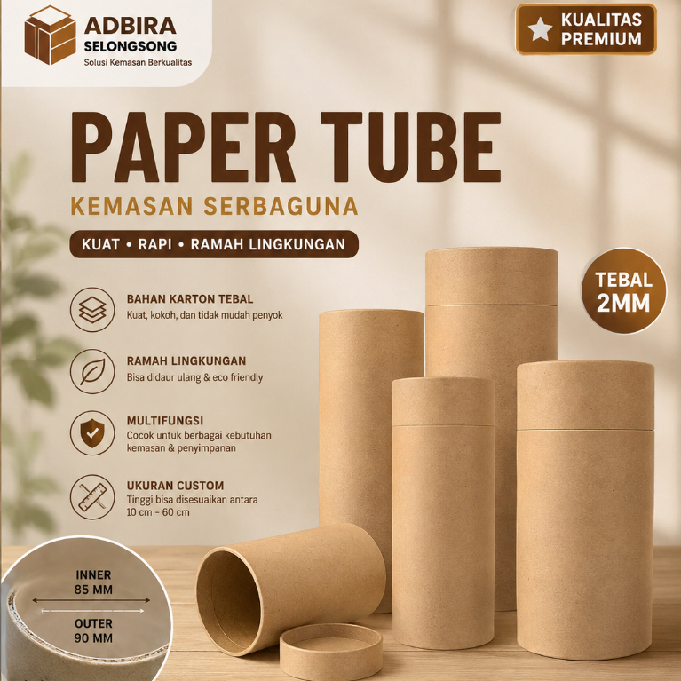 9.0 cm X 20 cm paper tube flat /paper tube / paper core/kertas bulat/Tabung Kardus Selongsong/paper 