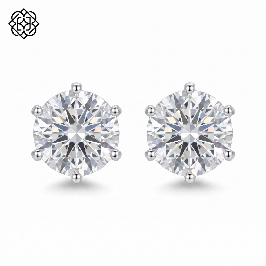 Luxoela Anting Eleanor Moissanite