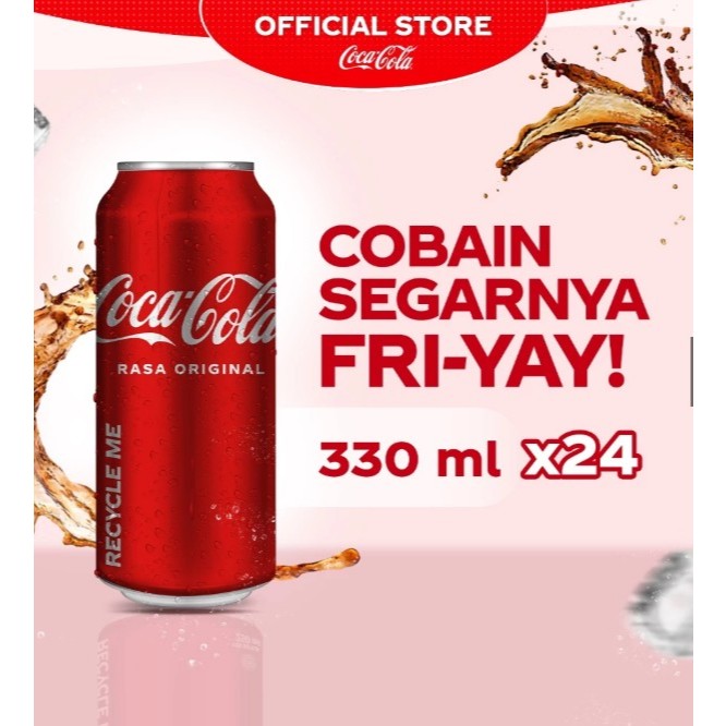 Coca-Cola Kaleng Original 250 - 330 ML