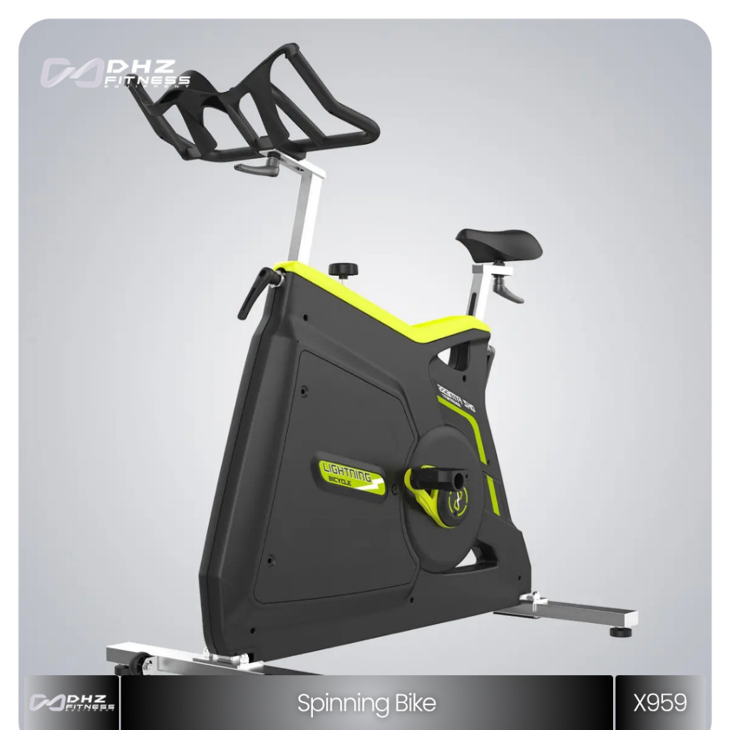 DHZ Fitness Spinning Bike X959 – Sepeda Statis Indoor Cycling Bike Alat Fitness Gym