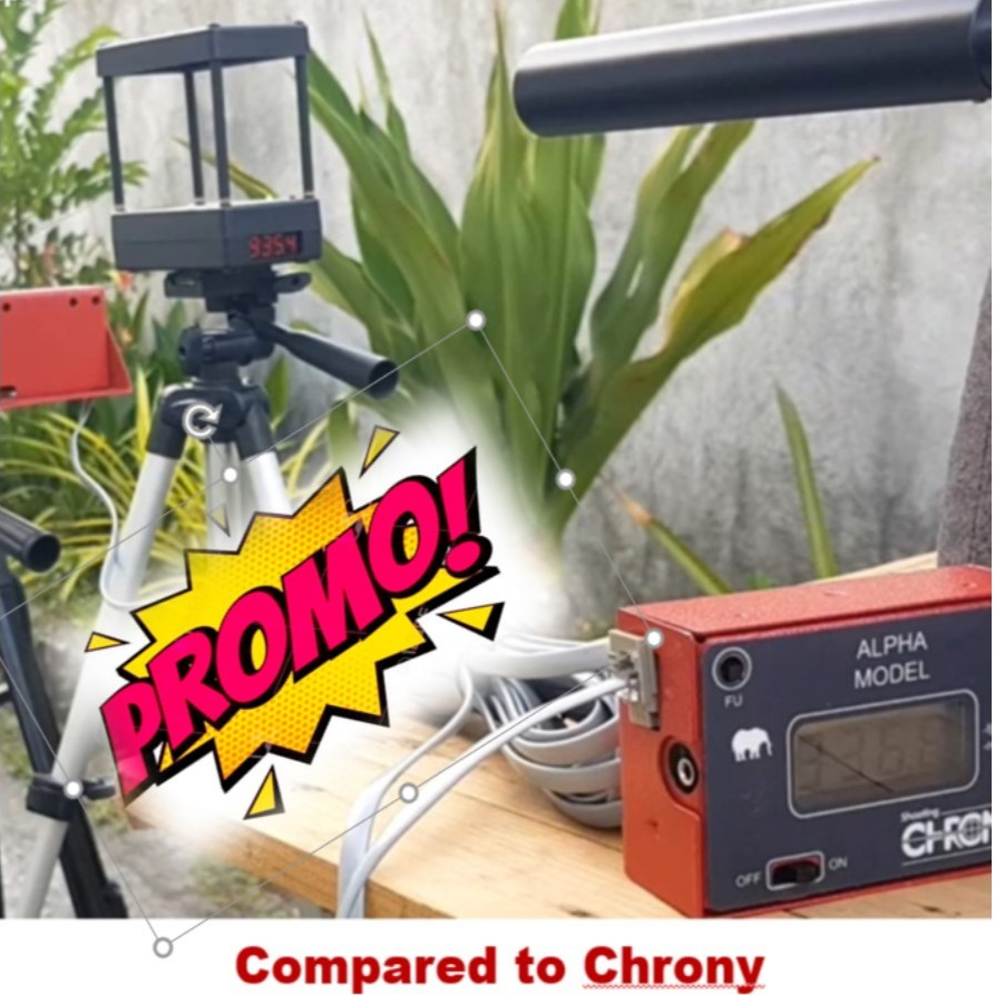 CHRONO CHRONOGRAPH CRONO ALAT UKUR KECEPATAN FPS MODEL FRAME