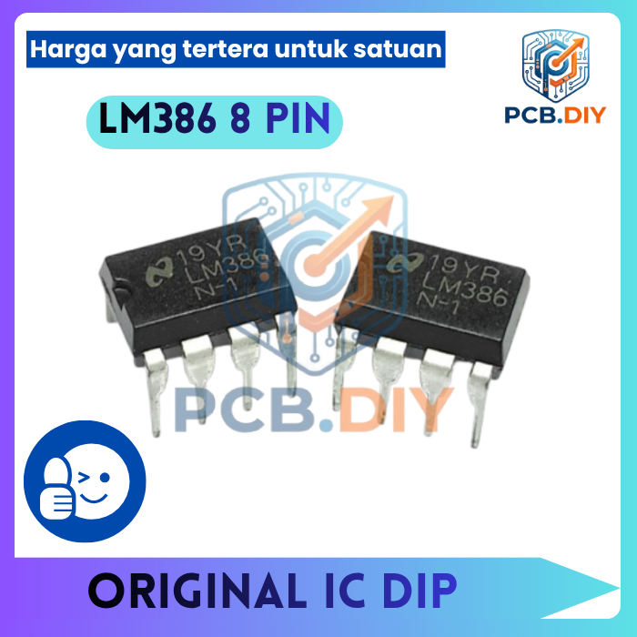 IC LM386 LM386N LM 386 N audio power 8pin LM 386 / LM386 / LM386 IC