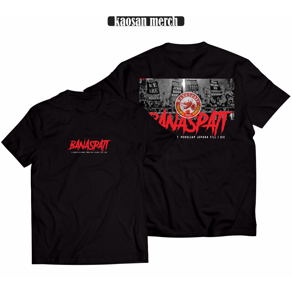 Kaos Suporter Jepara Tshirt Persijap Jepara Banaspati Cotton Combed