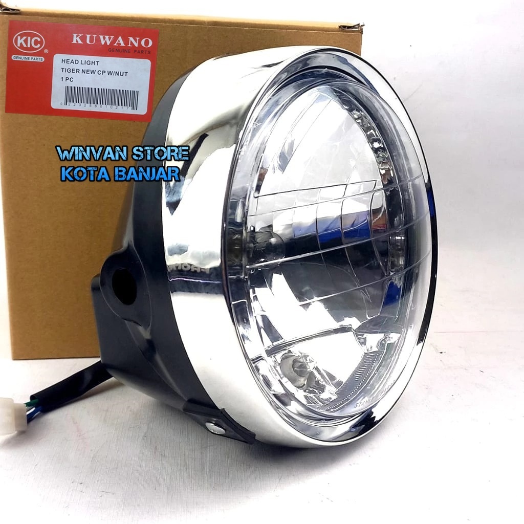 Lampu Depan set Reflektor assy Tiger Lama Tiger 2000 pnp Tiger New