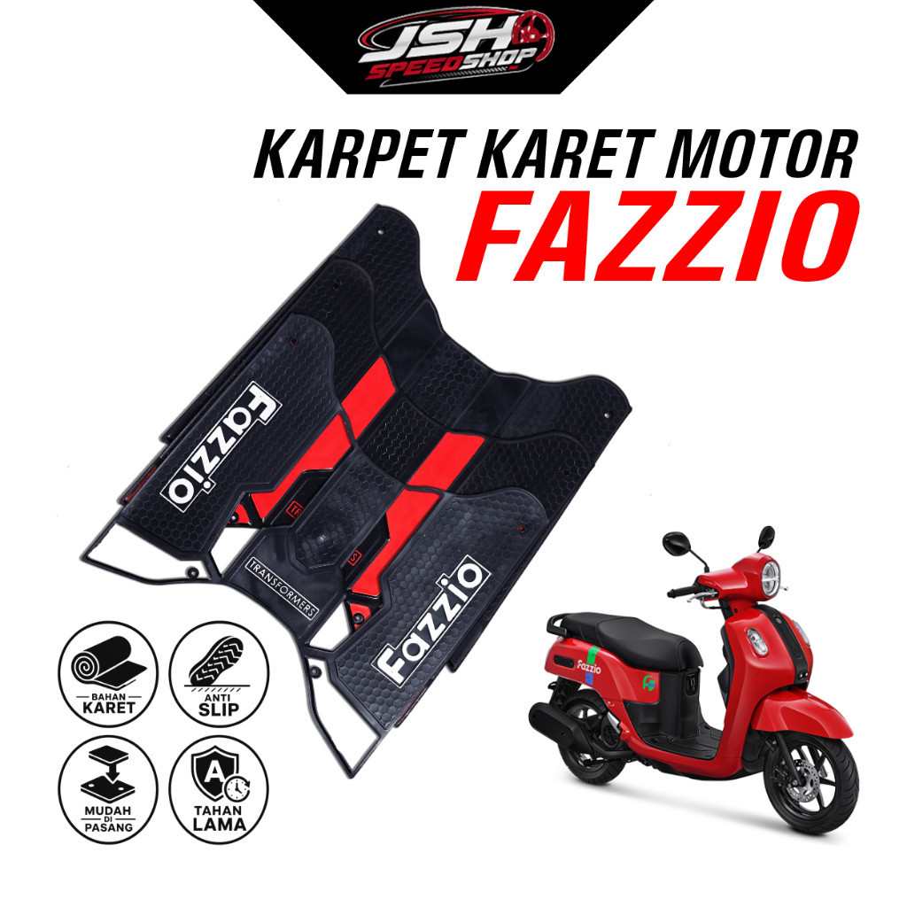 Karpet Karet Alas Kaki Freeday TNF Motor Fazio Anti Slip