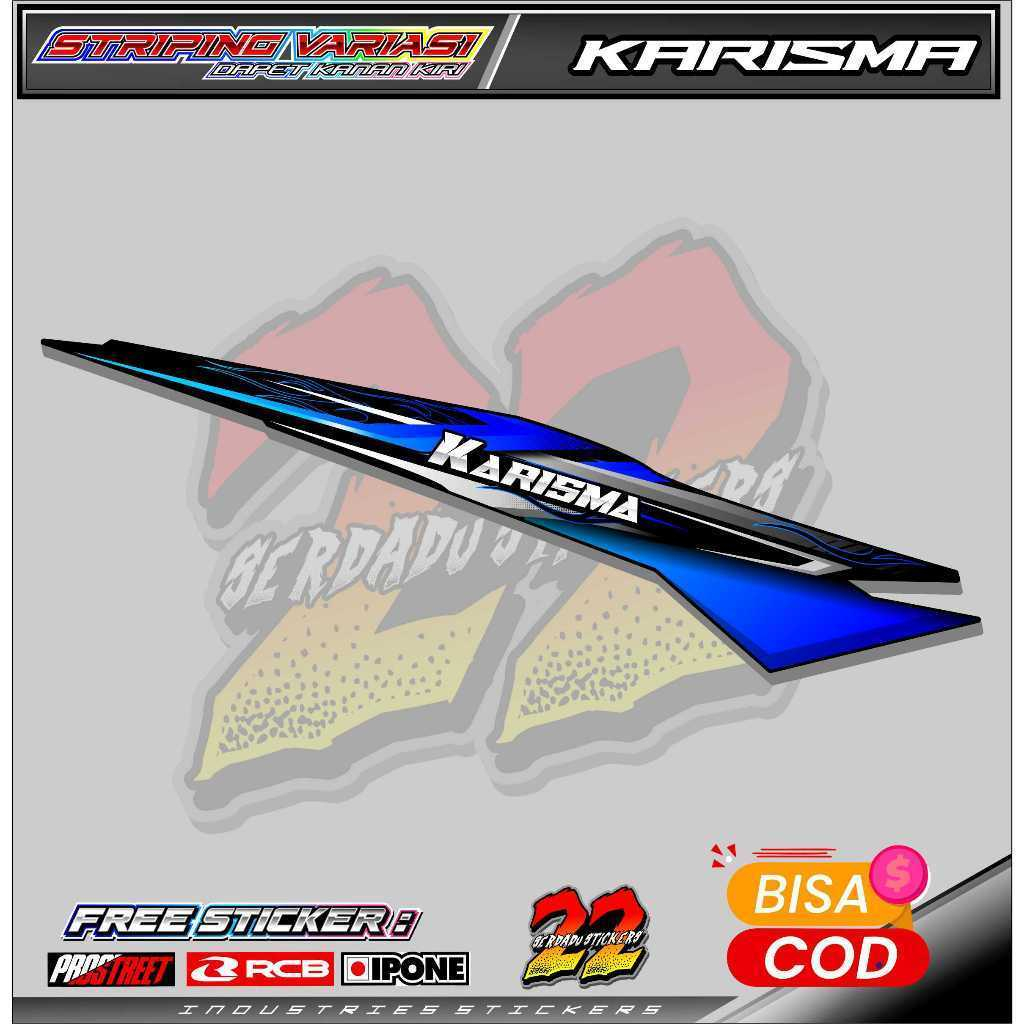 STRIPING VARIASI HONDA KARISMA / STICKER LIST VARIASI MOTOR KARISMA