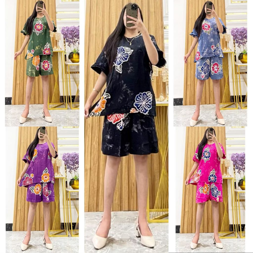 Setelan Kulot  Motif Sunan
