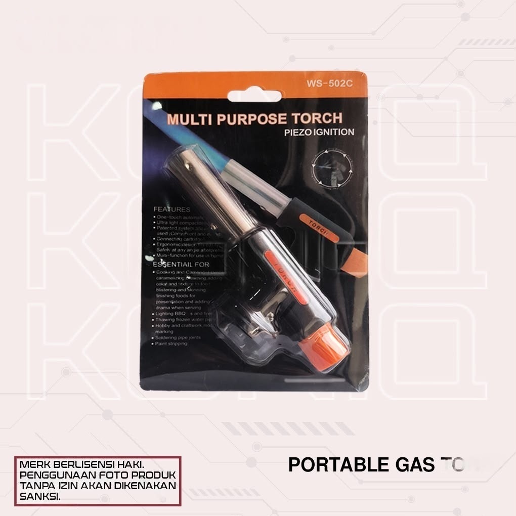 Portable Gas Torch  | Kepala Gas Torch Portable BBQ | Flame Gun Gas BLOW TORCH