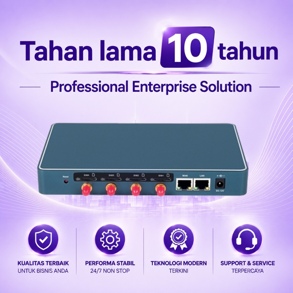 GOIP GSM OpenVox SIM Gateway 4 kartu