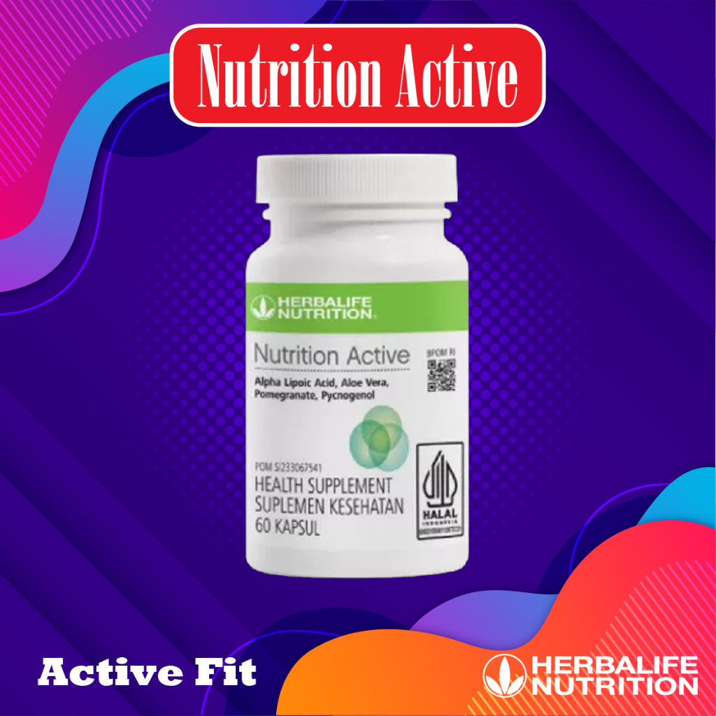 NUTRITION ACTIVE (Barcode Utuh) Herbalife Original