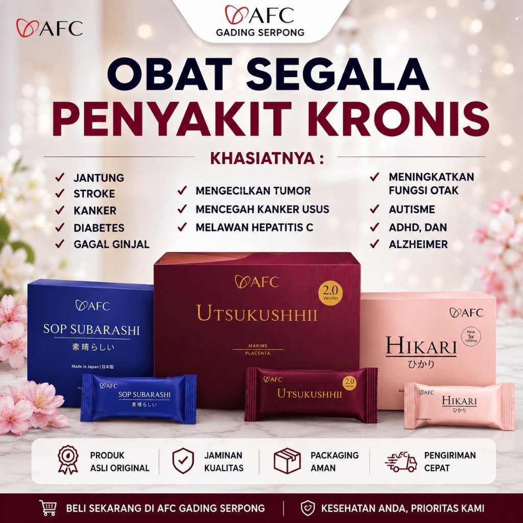 AFC HERBAL DNA SALMON STEMCELL PENYEMBUH KANKER TUMOR DIABETES HIPERTENSI TIROID HALAL