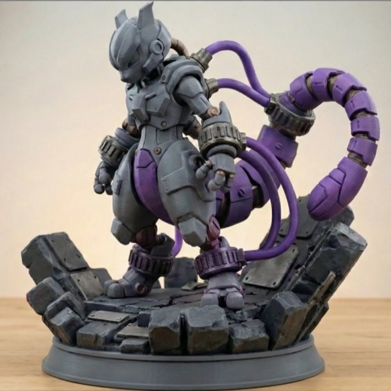Armored Mewtwo Diorama