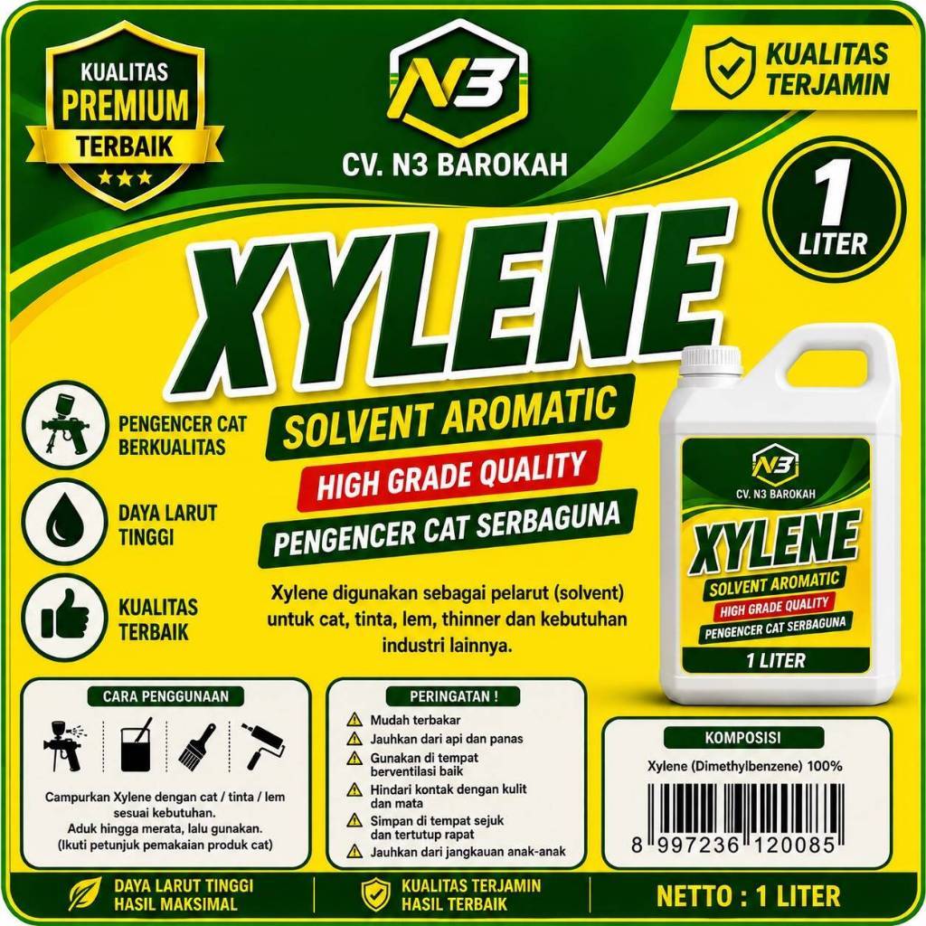 Solvent Xylene 1 Liter