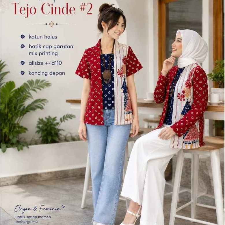TUNIK BATIK GARUTAN SOLO DAN LURIK BU TEJO