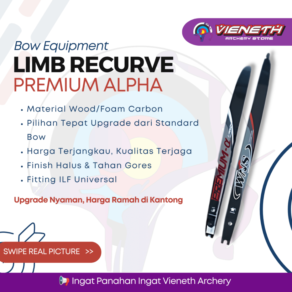WNS Premium Alpha Limb Recurve ILF Foam Core Original
